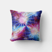 Fireworks Blue Kissen (Vorderseite)