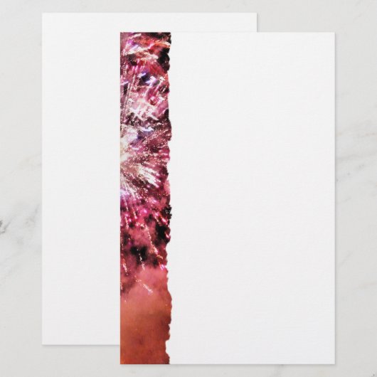 FIREWORKS BRIEFPAPIER (Vorne/Hinten)