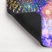 Fireworks Bursts Mouse Pad Mousepad (Ecke)
