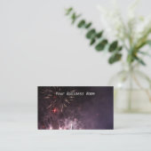 Fireworks Business Cards Visitenkarte (Stehend Vorderseite)