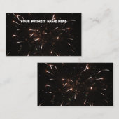 Fireworks Business Cards Visitenkarte (Vorne/Hinten)