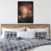 Fireworks Canvas Print 20 Leinwanddruck (Insitu (Schlafzimmer))