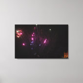 Fireworks Canvas Print Leinwanddruck (Vorderseite)