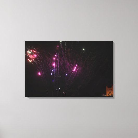 Fireworks Canvas Print Leinwanddruck (Vorderseite)