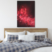 Fireworks Canvas Print Leinwanddruck (Insitu (Schlafzimmer))