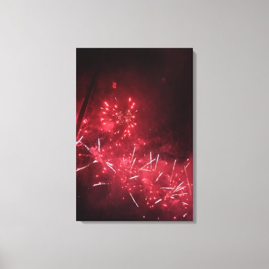 Fireworks Canvas Print Leinwanddruck (Vorderseite)