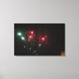 Fireworks Canvas Print Leinwanddruck