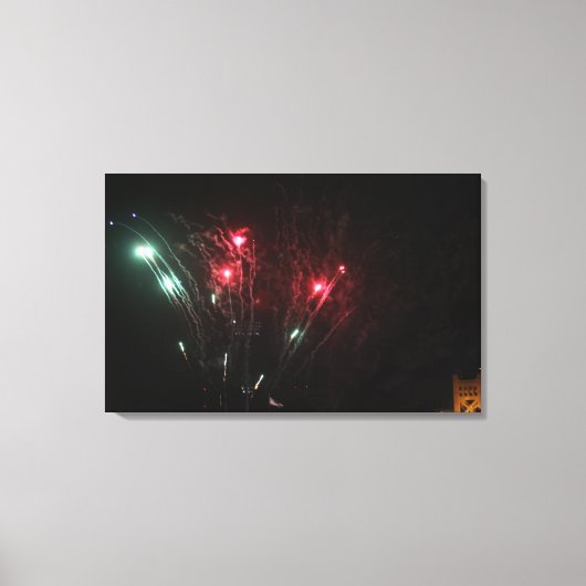 Fireworks Canvas Print Leinwanddruck (Vorderseite)