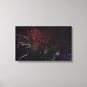 Fireworks Canvas Print Leinwanddruck