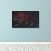 Fireworks Canvas Print Leinwanddruck (Insitu (Holzboden))