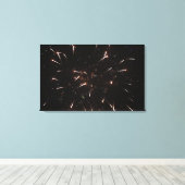Fireworks Canvas Prints Leinwanddruck (Insitu (Holzboden))