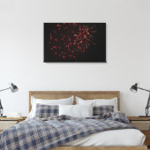 Fireworks Canvas Prints Leinwanddruck (Insitu (Schlafzimmer))