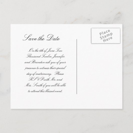 Fireworks Couple Kissing Silhouette Ankündigungspostkarte (Rückseite)