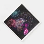 Fireworks Custom Paper Napkins Serviette (Ecke)