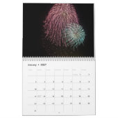 Fireworks Custom Printed Calendar 2022 Kalender (Jan 2027)
