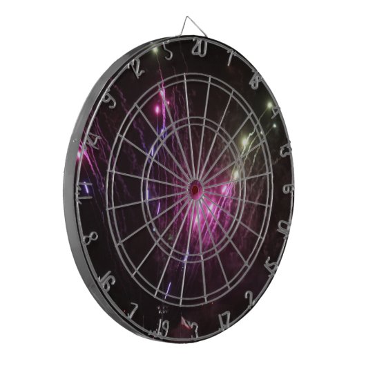 Fireworks Dartboard Dartscheibe (Vorderseite Links)
