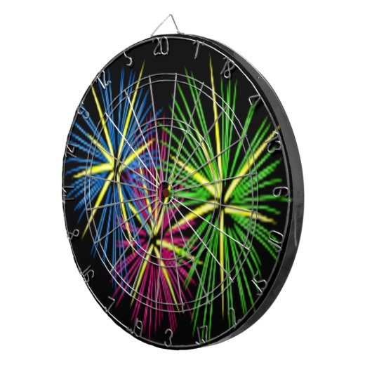 FIREWORKS DARTSCHEIBE (Vorderseite rechts)