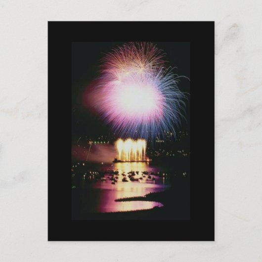 Fireworks Designer Postkarten (Vorderseite)
