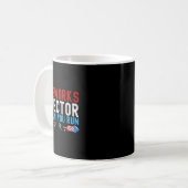 Fireworks Director American Flag 4. Juli 1 Kaffeetasse (Vorderseite Links)