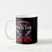 Fireworks Director American Flag 4. Juli Kaffeetasse (Links)