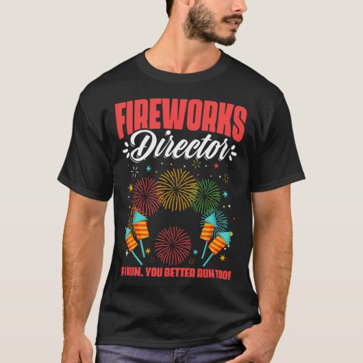Fireworks Director Fireworks Pyrotechnician Pyro T T-Shirt (Vorderseite)