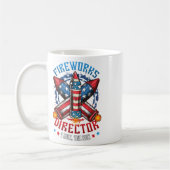 Fireworks Director I Run You Run 4th July Indep Kaffeetasse (Links)