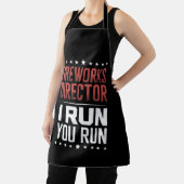 Fireworks Director I Run You Run Funny 4. Juli Schürze (InSitu)