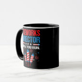 Fireworks Director I Run You Run Funny 4. Tasse (Vorderseite Links)