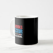 Fireworks Director - Ich leite dich am 4. Ju Kaffeetasse (Vorderseite Links)