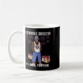 Fireworks Director - Ich leite dich am 4. Ju Kaffeetasse (Links)
