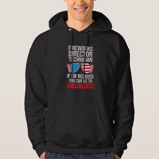 Fireworks Director Technician I'm Relaxed Firework Hoodie (Vorderseite)