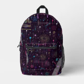 Fireworks Display: Abstract Art  Bedruckter Rucksack (Vorderseite)