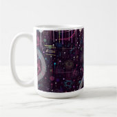 Fireworks Display: Abstract Art  Kaffeetasse (Links)