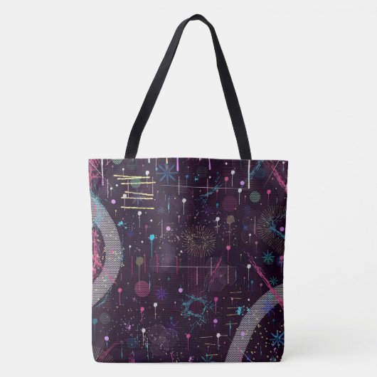 Fireworks Display: Abstract Art  Tasche (Vorderseite)