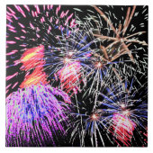 Fireworks Display Fliese (Vorderseite)