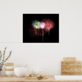 Fireworks Display Foto Poster (Küche)