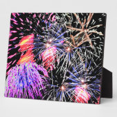 Fireworks Display Fotoplatte (Seite)