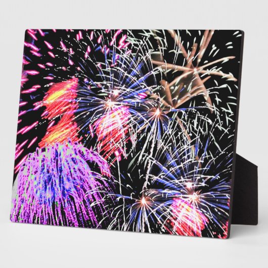 Fireworks Display Fotoplatte (Seite)