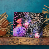 Fireworks Display Fotoplatte (Seite)
