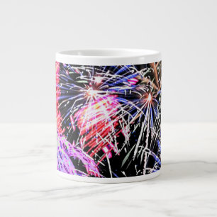 Fireworks Display Jumbo-Tasse