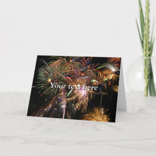 Fireworks Display Karte