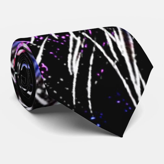 Fireworks Display Krawatte (Gerollt)