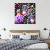Fireworks Display Leinwanddruck (Insitu (Schlafzimmer))
