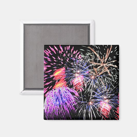 Fireworks Display Magnet (Vorderseite/Rückseite)