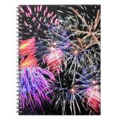 Fireworks Display Notizblock (Vorderseite)