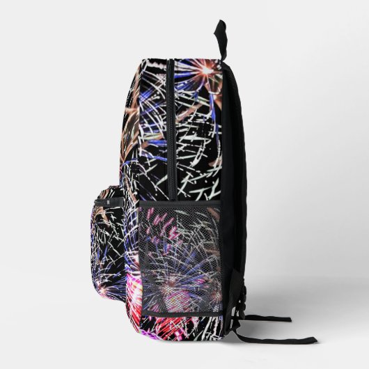 Fireworks Display Patriotic Holiday Bedruckter Rucksack (Rechts)