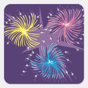 Fireworks Display Stickers