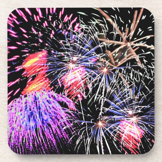 Fireworks Display Untersetzer (Vorderseite)
