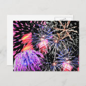 Fireworks Display, ZSSG Postkarte (Vorne/Hinten)