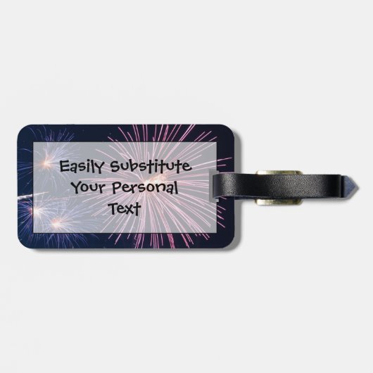 Fireworks Easy ID Personal Gepäckanhänger (Rückseite horizontal)